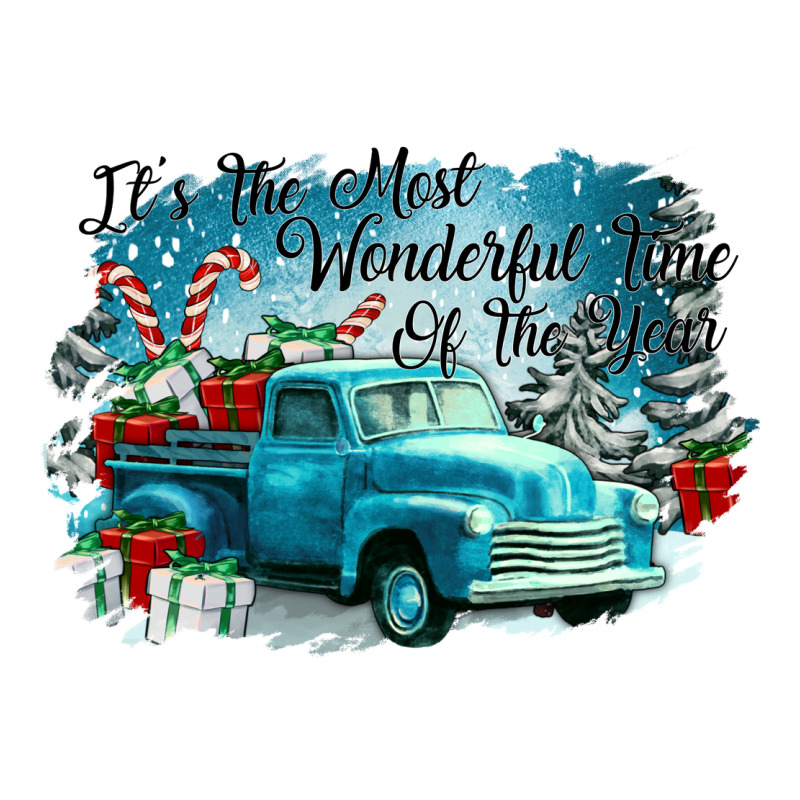 Its The Wonderful Time Of The Year Truck Long Sleeve Tee by CowGirlArtShop | Teevron