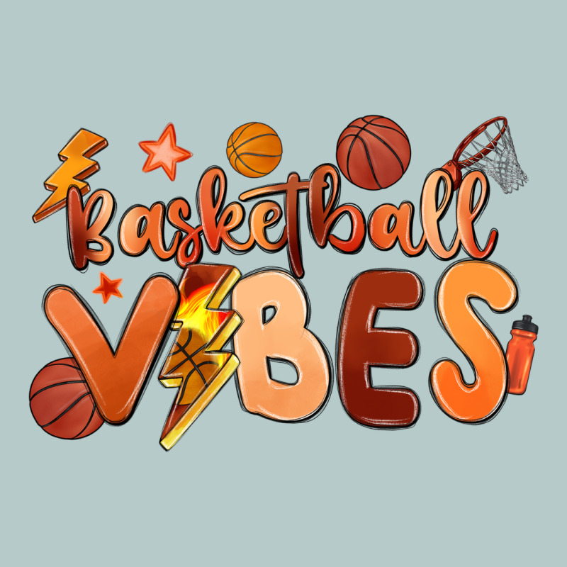Basketball Vibes Heavy Core Tee by MaliasSmallBusiness | Teevron