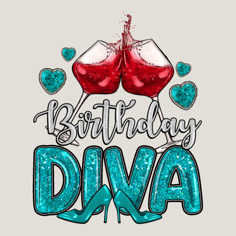 Birthday Diva Turquoise Heavy Core Tee by MaliasSmallBusiness | Teevron