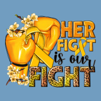 Her Fight Is Our Fight Childhood Cancer Yellow Urban Heavy Tee | Teevron