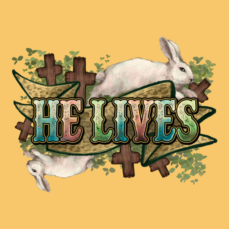 He Lives Easter Vintage Hoodie by NancyCooperArtShop | Teevron