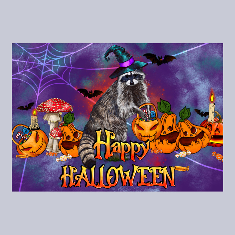 Happy Halloween Raccoon Heavyweight Hoodie by LillyAllenDesigns | Teevron