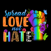 Spread Love Not Hate Ladies Tee | Teevron