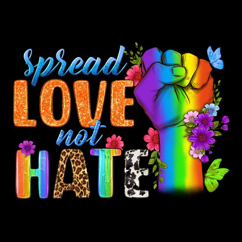 Spread Love Not Hate Ladies Tee by BundleAndBundleShop | Teevron