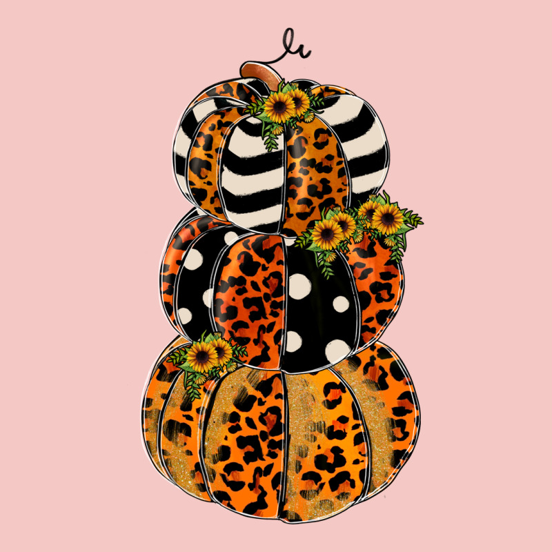 Leopard Pumpkin Polka Dot Sunflower Urban Heavy Tee by JahusDesignShop | Teevron
