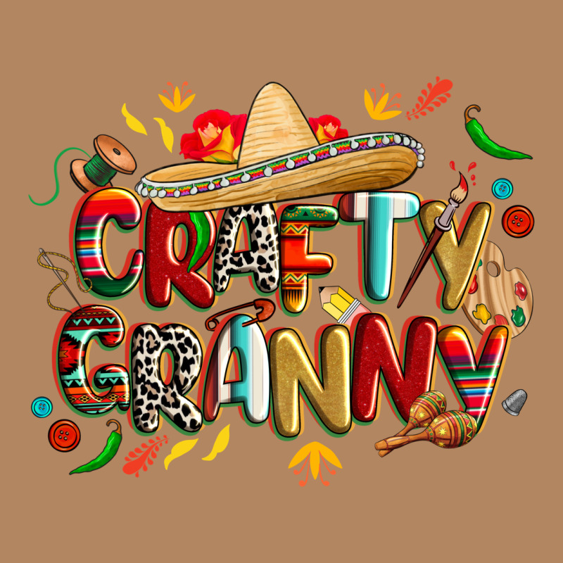 Cinco De Mayo Crafty Granny Long Sleeve Tee by CowGirlArtShop | Teevron