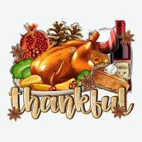 Thankful With Turkey Urban Heavy Tee | Teevron