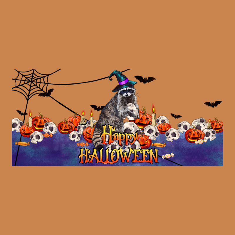 Happy Halloween Raccon Heavyweight Hoodie by LillyAllenDesigns | Teevron