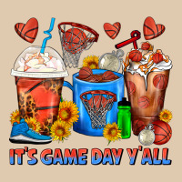 It's Game Day Y'all Basketball Coffee Cups Heavyweight Sweatshirt | Teevron