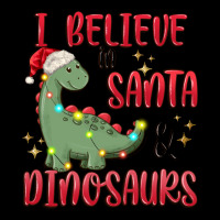 I Believe In Santa & Dinosaurs Heavy Core Tee | Teevron