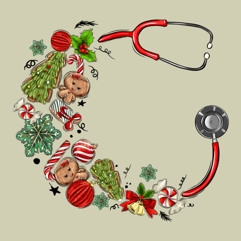 Custom Name Christmas Stethoscope Heavy Core Tee by MaliasSmallBusiness | Teevron
