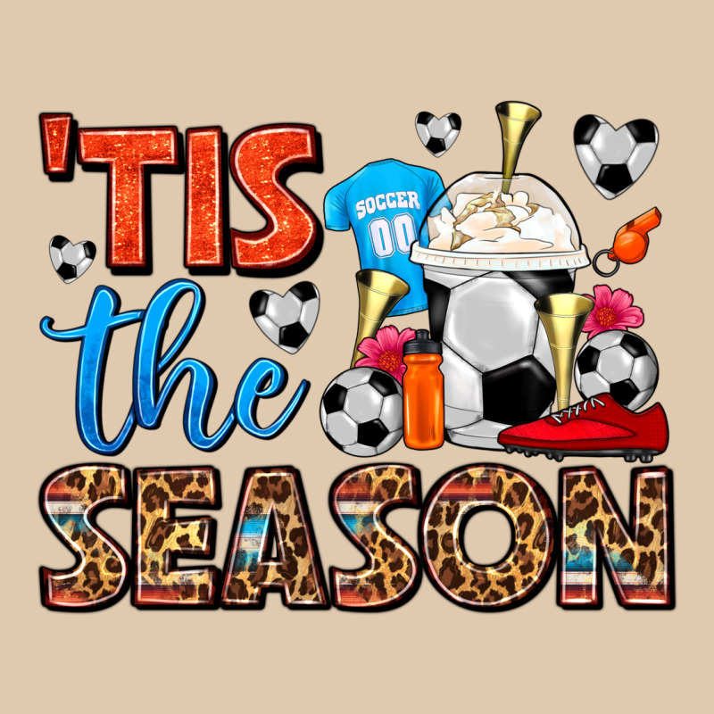 Tis The Season  Soccer  Frappe Coffee Heavyweight Sweatshirt by FaDigitalArtStudio | Teevron