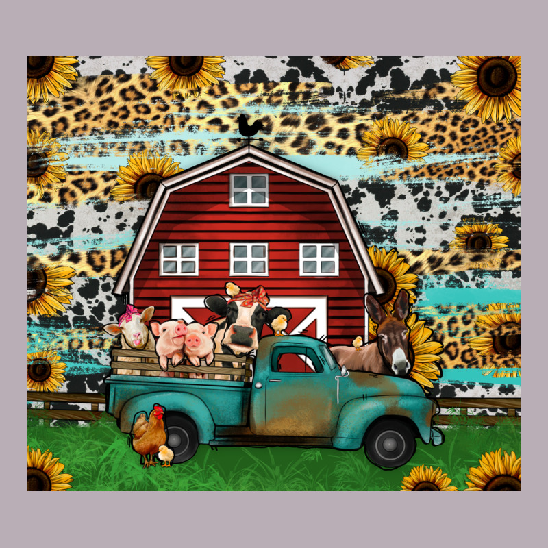 Farm Animals Red Barn Tumbler 20oz Vintage Tee by Jasminsmagicworld | Teevron