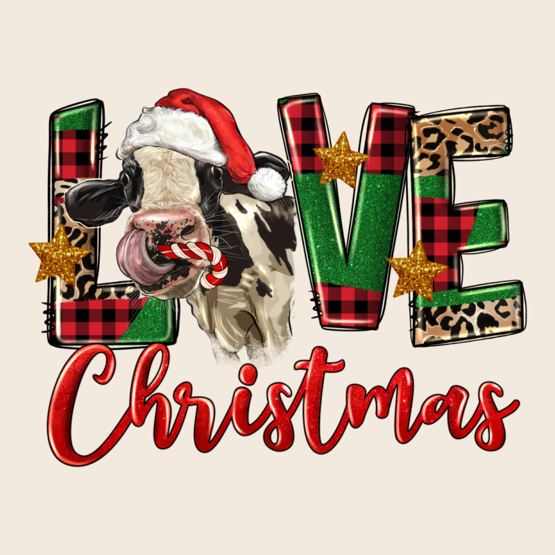 Love Christmas Holstein Heifer Zipper Hoodie by FaDigitalArtStudio | Teevron