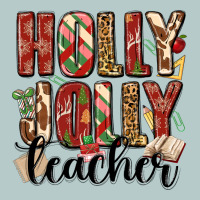 Holly Jolly Teacher Heavy Core Tee | Teevron