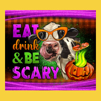 Eat Drink And Be Scary Cow Premium Sweatshirt | Teevron