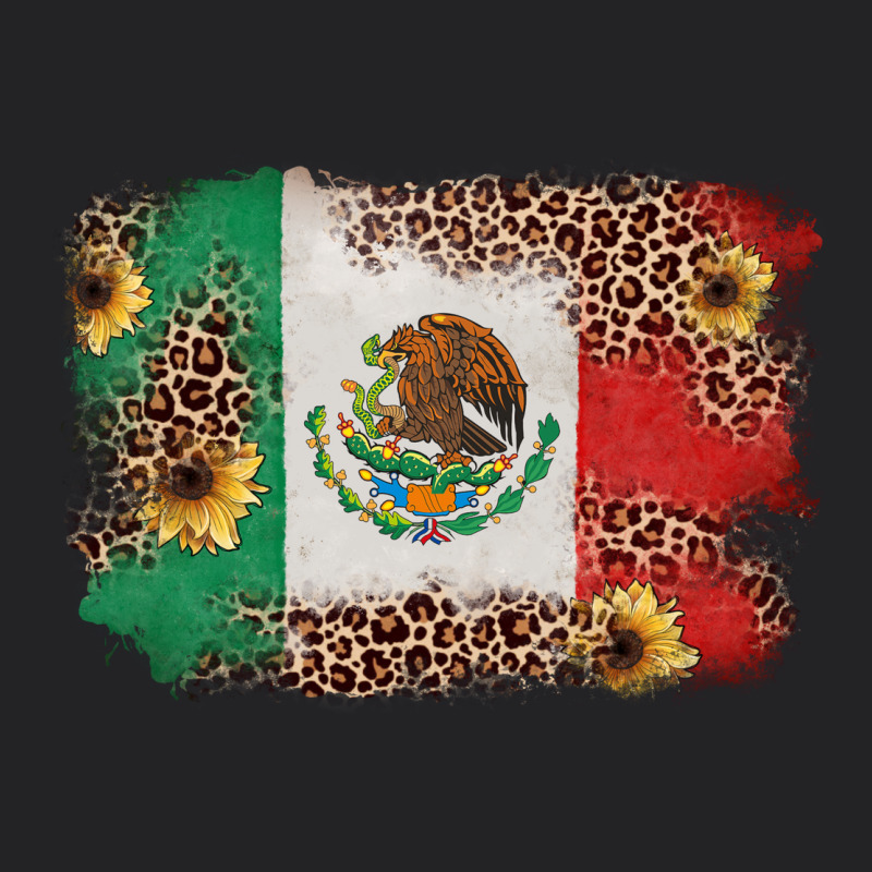 Mexican Flag With Leopard Vintage Tee by texasbilliewilder | Teevron