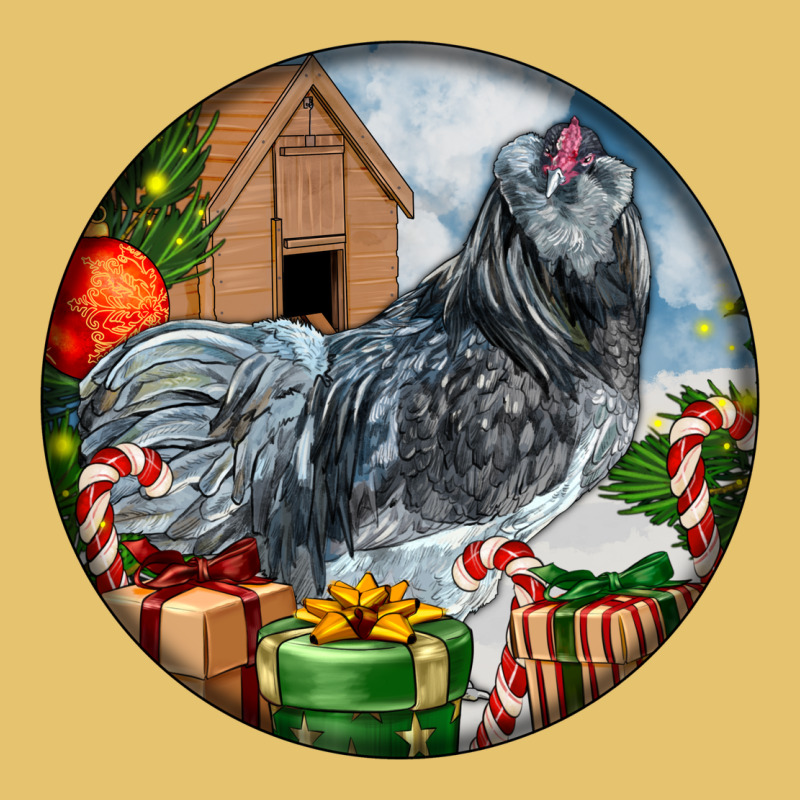 Ameraucana Rooster Christmas Premium Sweatshirt by LillyAllenDesigns | Teevron