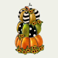 Pumpkin Polka Dot, Sunflower Urban Heavy Tee | Teevron