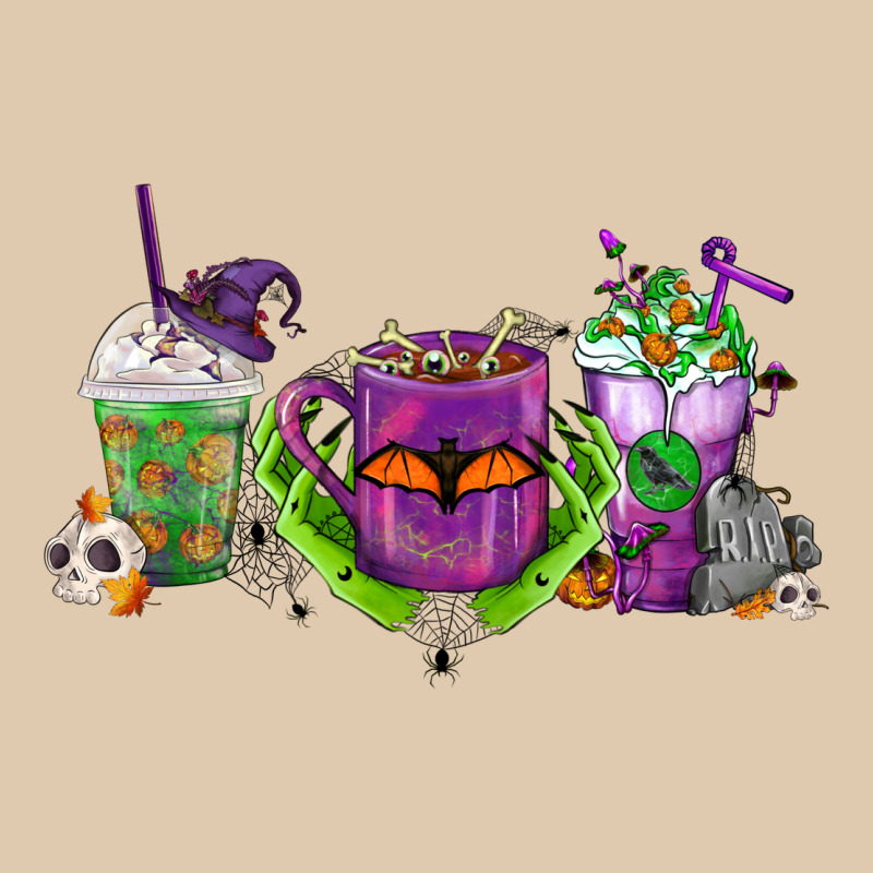 Halloween Coffee Cups Heavyweight Sweatshirt by FaDigitalArtStudio | Teevron