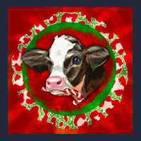 Christmas Holstein Calf Face Premium Sweatshirt | Teevron