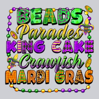 Beads Parades King Cake Crawfish Mardi Gras Heavyweight Sweatshirt | Teevron