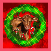 Christmas Red Angus Calf Premium Sweatshirt | Teevron