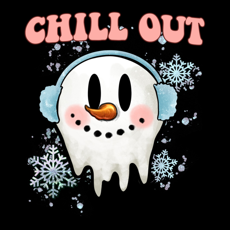 Chill Out Christmas Snowman Heavy Core Tee by MaliasSmallBusiness | Teevron
