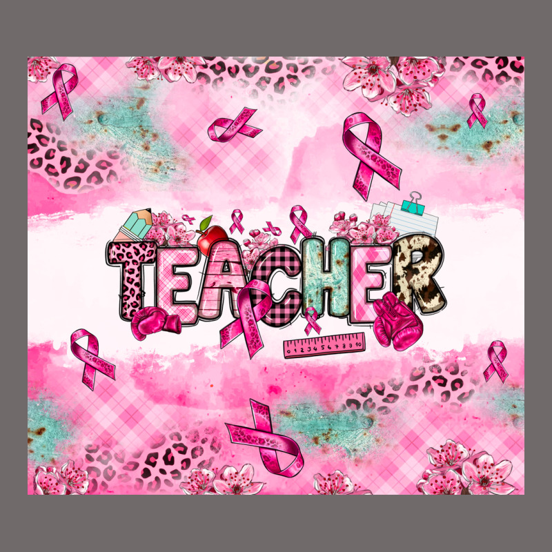 Breast Cancer Teacher Urban Heavy Tee by NancyCooperArtShop | Teevron