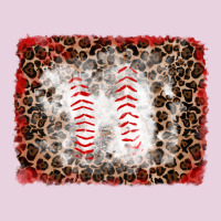 Baseball Leopard Background Ladies Tee | Teevron