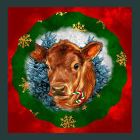Christmas Red Angus Calf Head Premium Sweatshirt | Teevron