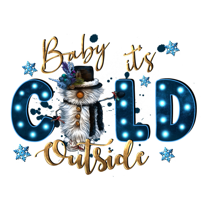 Baby Its Cold Outside Long Sleeve Tee by CowGirlArtShop | Teevron