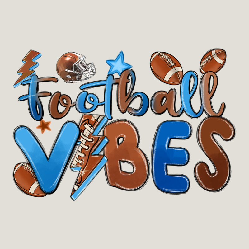 Football Vibes Heavy Core Tee by MaliasSmallBusiness | Teevron