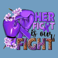 Her Fight Is Our Fight Purple Ribbon Urban Heavy Tee | Teevron