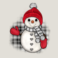 Grey Christmas Snowman Heavy Core Tee | Teevron