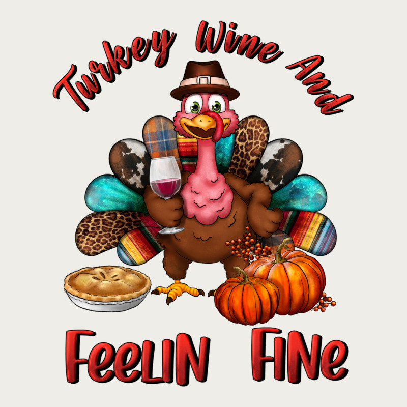 Turkey Wine And Feelin Fine Zipper Hoodie by BundleAndBundleShop | Teevron