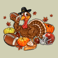 Football Turkey Thanksgiving Heavy Core Tee | Teevron