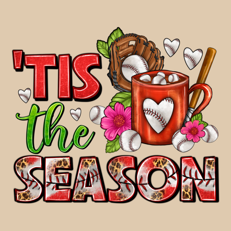 Tis The Season Baseball Coffee Mug Heavyweight Sweatshirt by FaDigitalArtStudio | Teevron