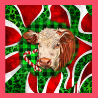 Christmas Hereford Cow Face Premium Sweatshirt | Teevron