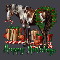 Happy Holidays Mustang Horse Heavyweight Hoodie | Teevron