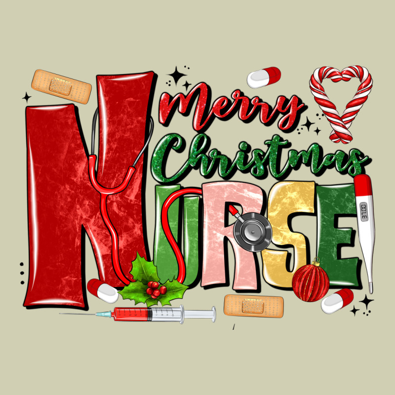 Merry Christmas Nurse Heavy Core Tee by MaliasSmallBusiness | Teevron