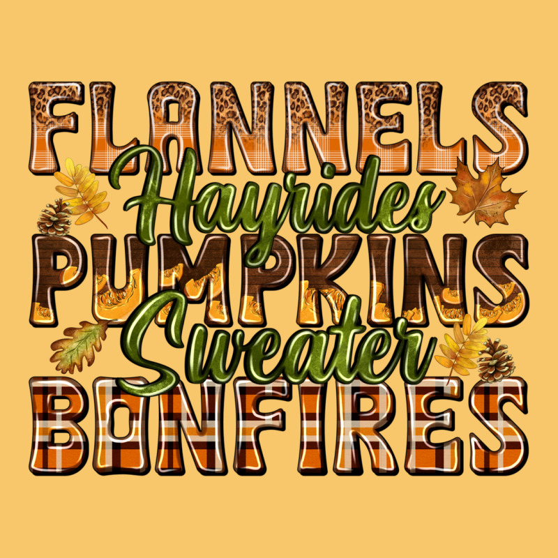 Flannels Hayrides Pumpkins Vintage Hoodie by texasbilliewilder | Teevron