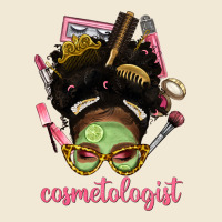 Afro Messy Bun Cosmetologist Premium Tee | Teevron