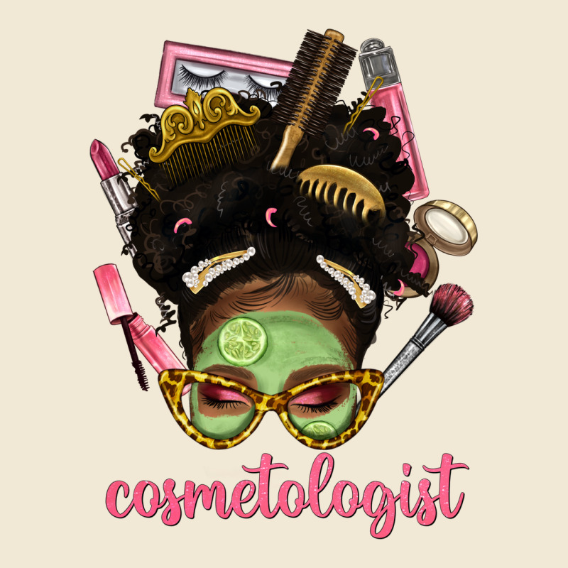 Afro Messy Bun Cosmetologist Premium Tee by BundleAndBundleShop | Teevron