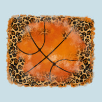 Glitter Leopard Basketball Background Ladies Tee | Teevron