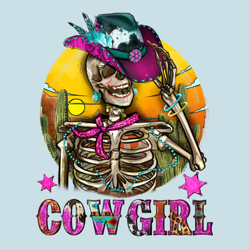 Cowgirl Skeleton With Landscape Ladies Tee by BundleAndBundleShop | Teevron