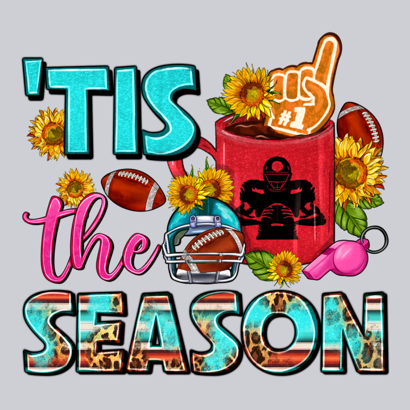 Tis The Season Football Coffee Mug Heavyweight Sweatshirt by FaDigitalArtStudio | Teevron