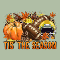 Tis' The Season Football Yellow Helmet Urban Heavy Tee | Teevron