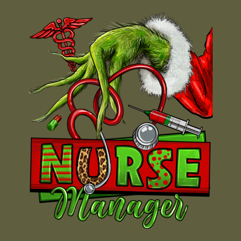 Grinch Hand Nurse Manager Vintage Tee by NancyCooperArtShop | Teevron