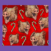 Yorkshire Pig And Candy Cane Premium Sweatshirt | Teevron
